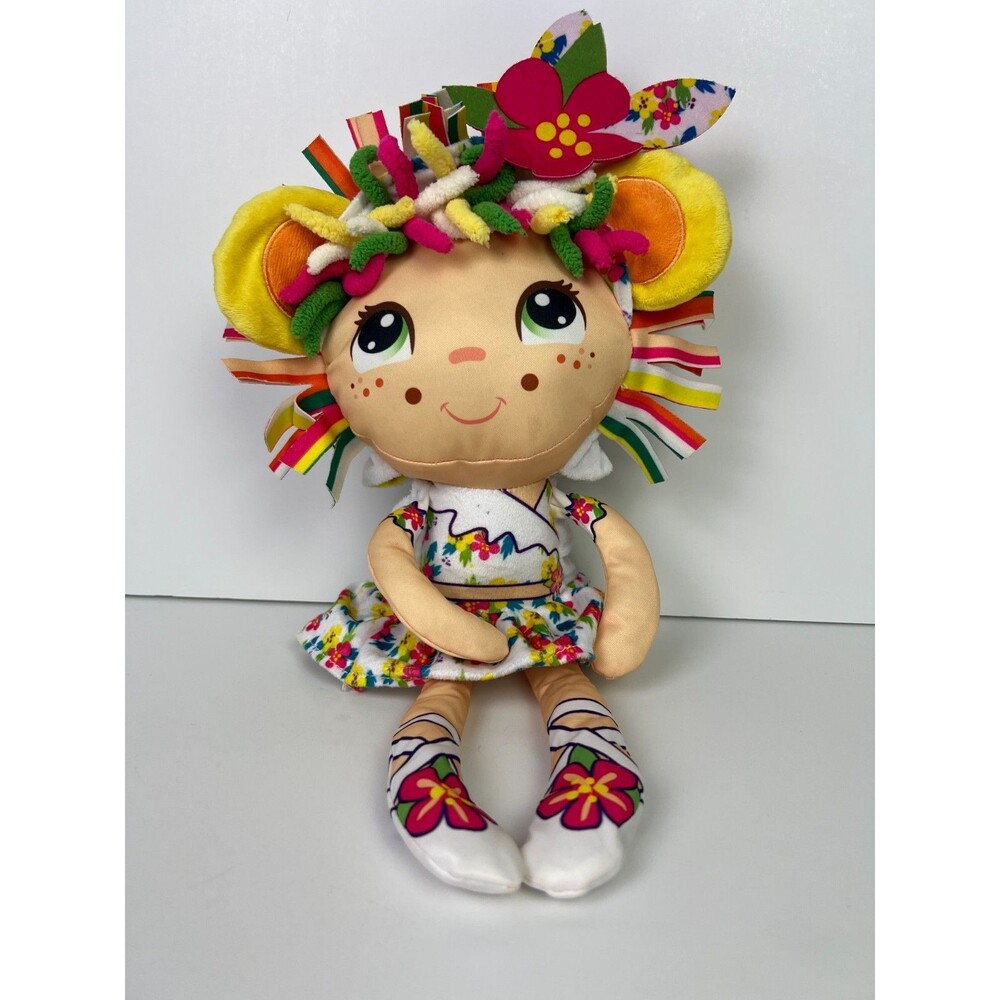 FlipZee Girls 2 in 1 Doll Precious Roarie Lion Reversible Toy Floral Dress